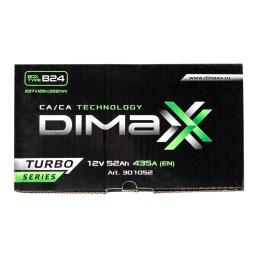 DIMAXX  turbo Asia  52Ah  435 En (обр)  [301052]  238х129х225