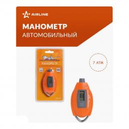 Манометр шинный Airline APR-D-04 цифровой высокоточный в чехле, 7 атм.