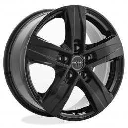 MAK Stone 5 6.5x15 PCD5x118 ET65 Dia71.1 Gloss Black