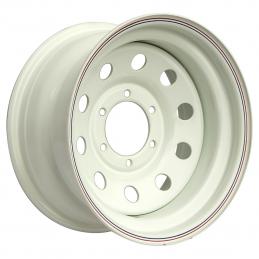 Off-Road Wheels Диск усиленный стальной белый 8x17 PCD6x139.7 ET-25 DIA 110  Белый