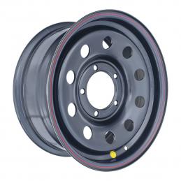 Off-Road Wheels Диск усиленный УАЗ стальной черный 7x16 PCD5x139.7 ET25 DIA 110  Черный